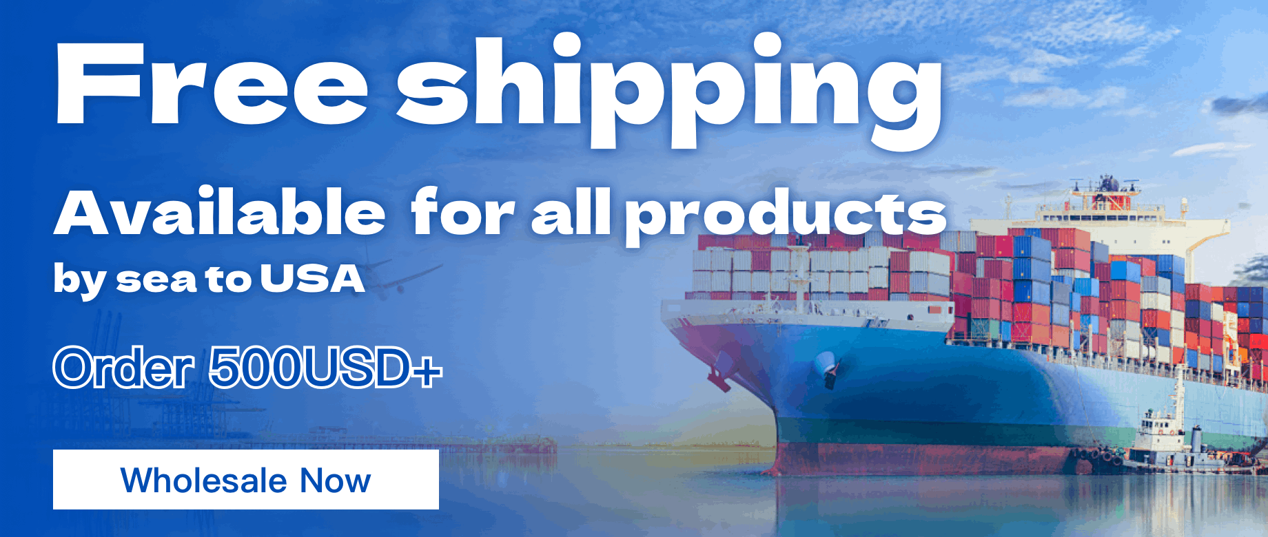 Save More on Shipping-Nihaojewelry Free shipping Solutions Sea Freight