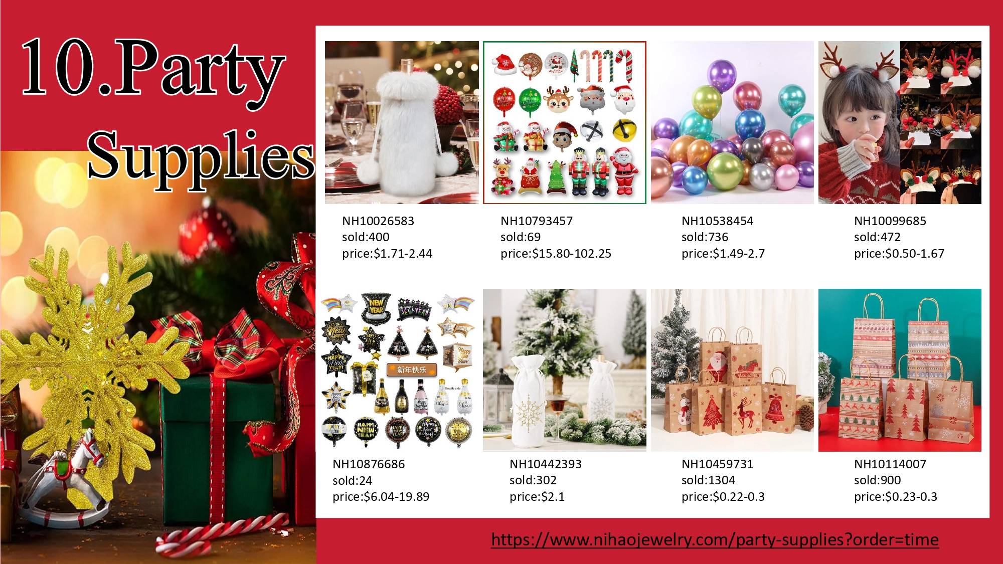 wholesale  Christmas Party Supplies for resale 