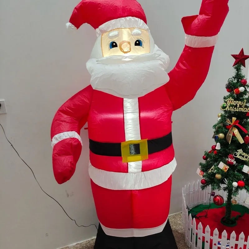 Christmas Decorations： Christmas Cute Classic Style Santa Claus Rubber Party Decorative Props Party Accessories