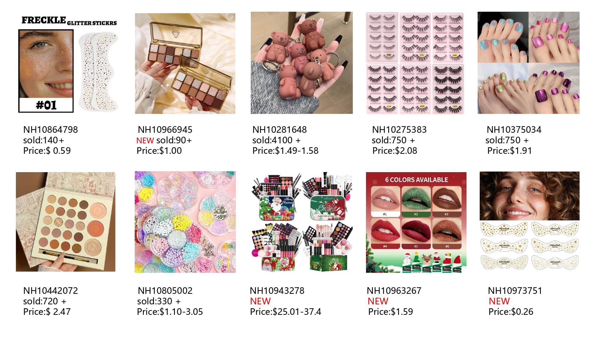 The beauty gift category has been very popular recently.