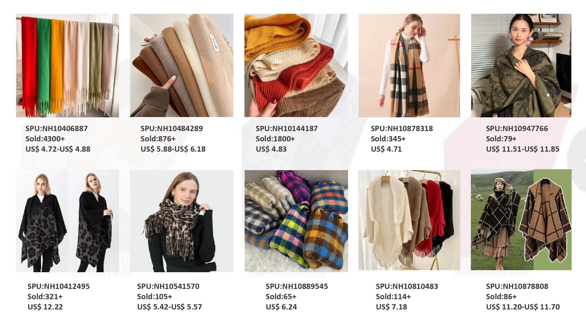 High-Demand Popular Products To Resell For Physical Stores, Boutiques, E-Commerce——Winter Scarves